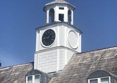 Clock tower painting, Finborough